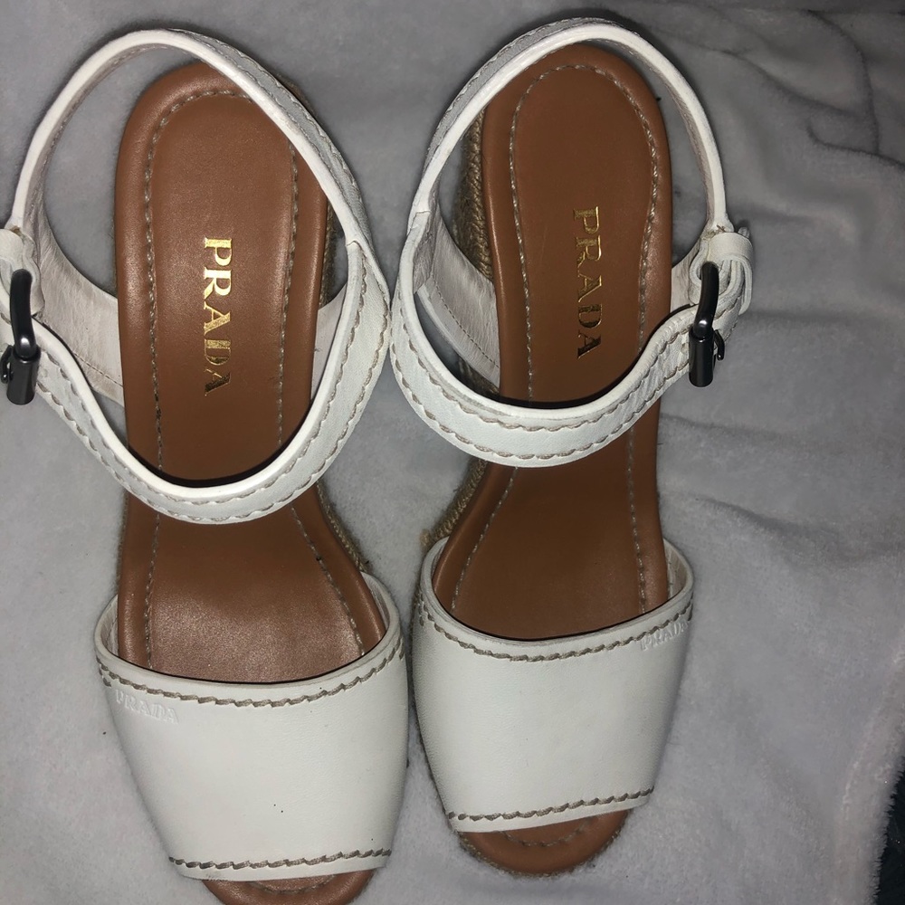 Prada wedges (like new)